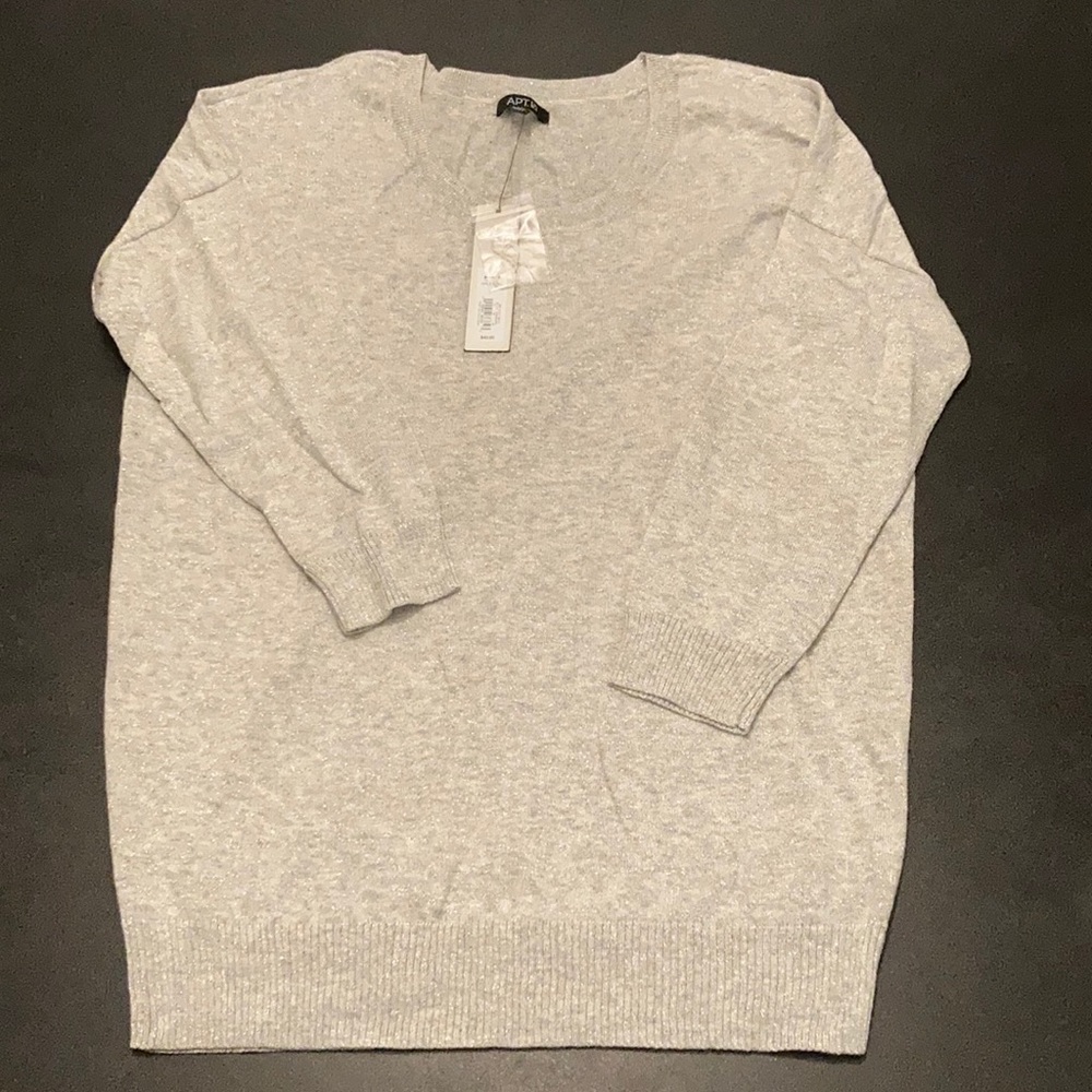 NWT Apt 9 3/4 Sleeve Sweater